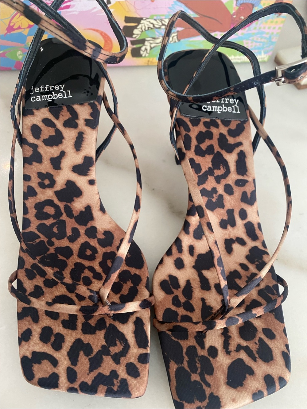 JEFFREY CAMPBELL Fluxx Heels - Cheetah. Size: 7 - Picture 6 of 16
